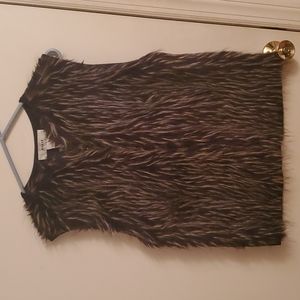Kikit Faux Fur Sweater Vest